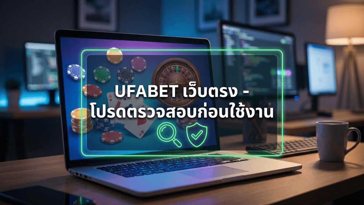 UFABET เว็บตรงตรวจสอบก่อนใช้