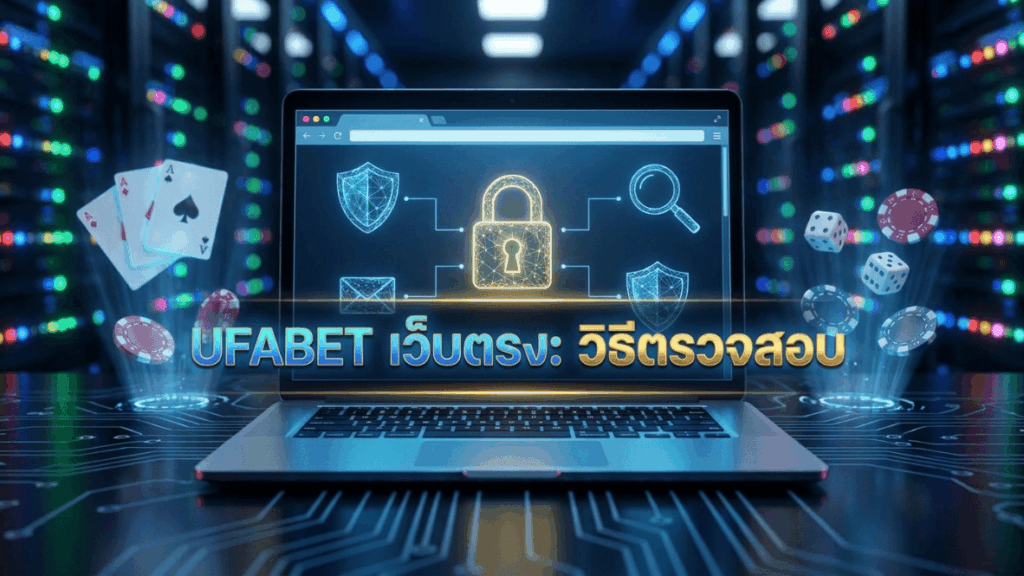 UFABET เว็บตรงตรวจสอบยังไง
