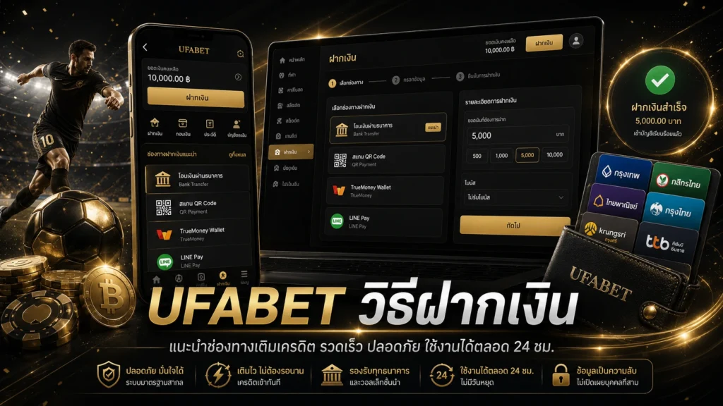 UFABET วิธีฝากเงิน