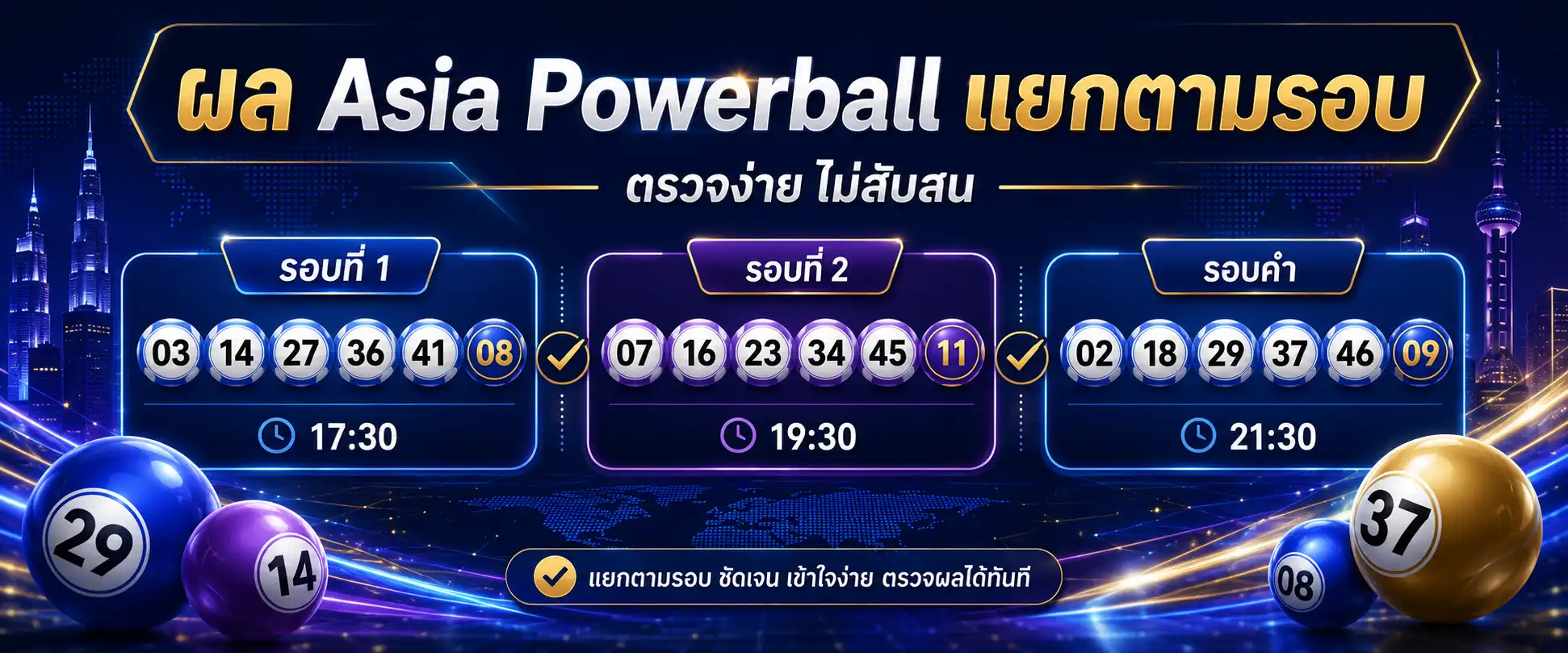 ผล Asia Powerball