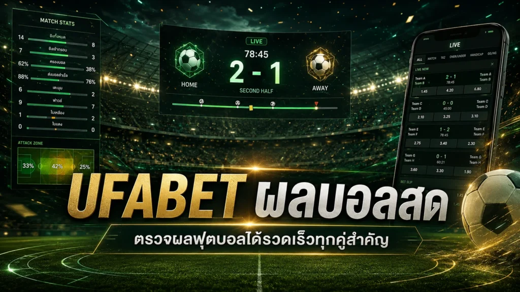 UFABET ผลบอลสด