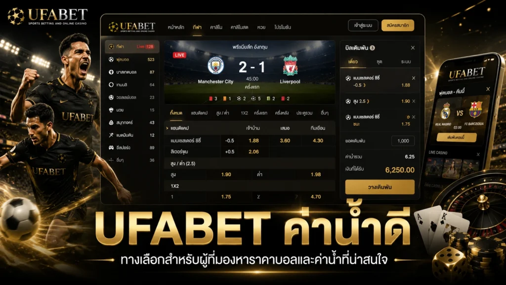 UFABET ค่าน้ำดี