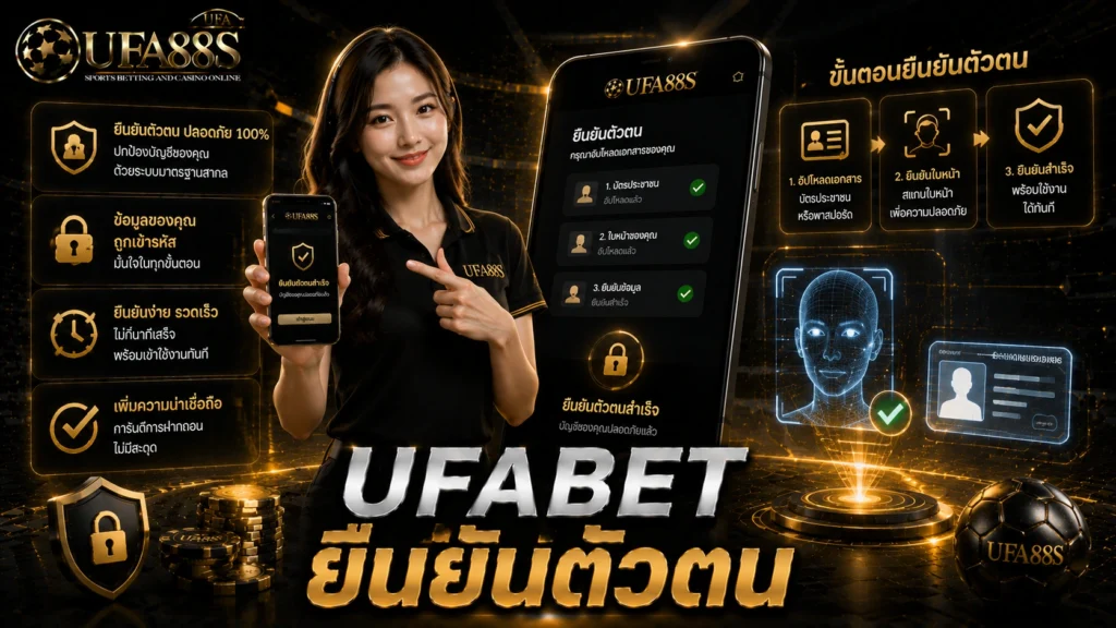 UFABET ยืนยันตัวตน