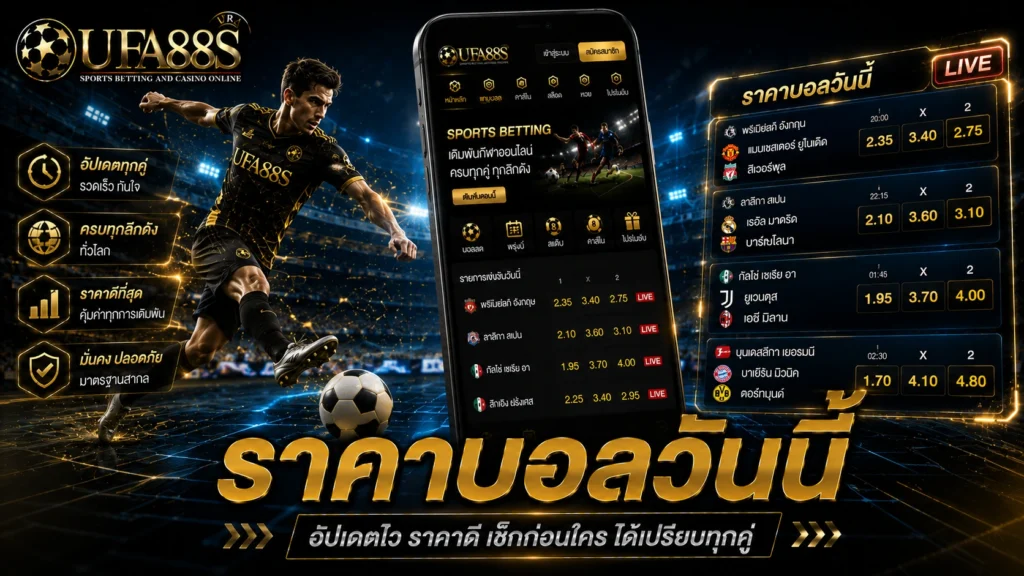 ราคาบอลวันนี้