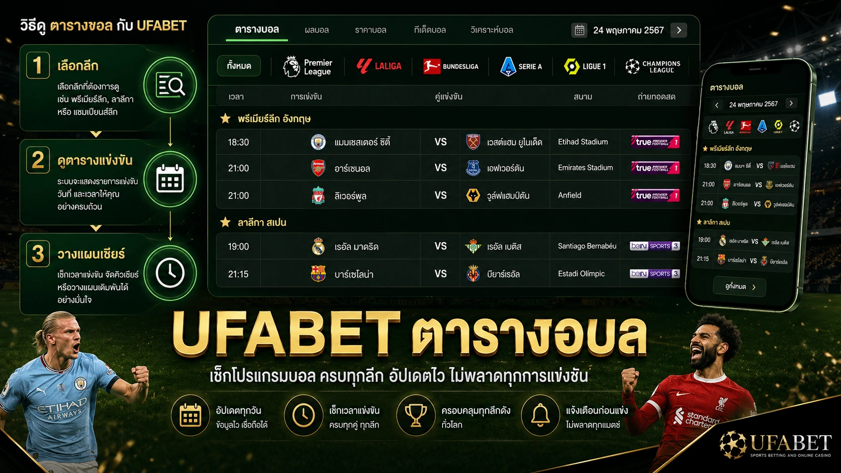 UFABET ตารางบอล