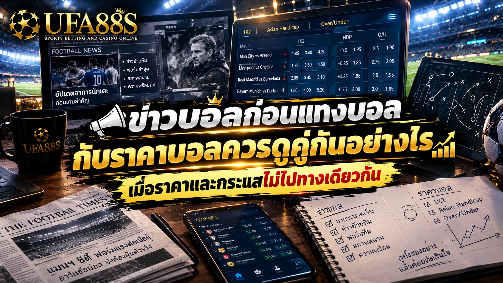 ข่าวบอลก่อนแทงบอล