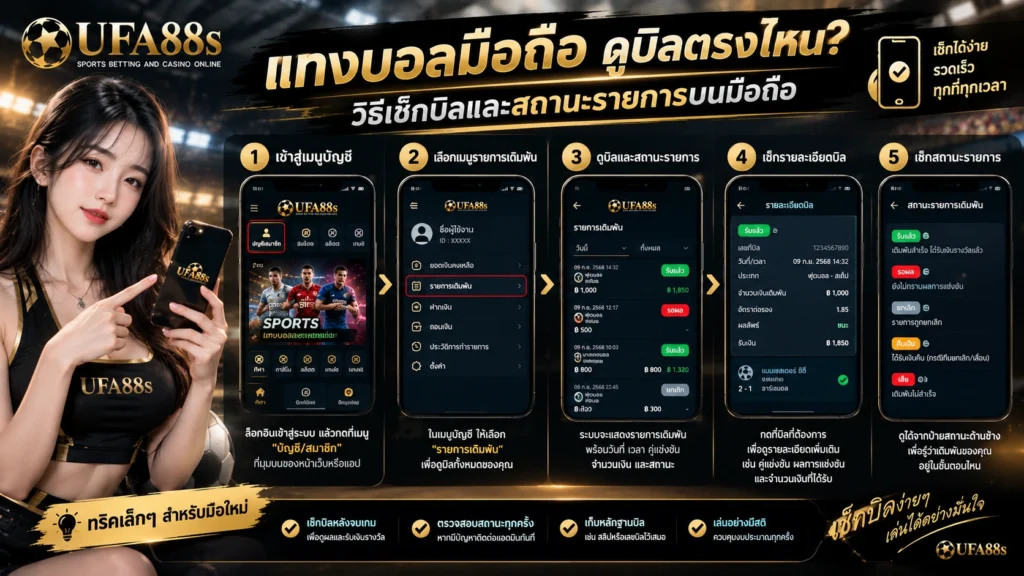แทงบอลมือถือดูบิลตรงไหน