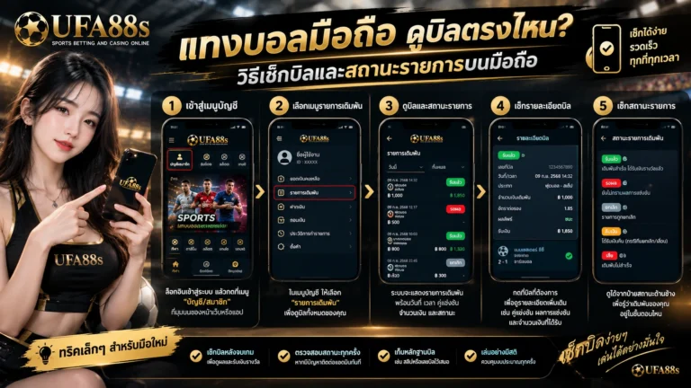 แทงบอลมือถือดูบิลตรงไหน