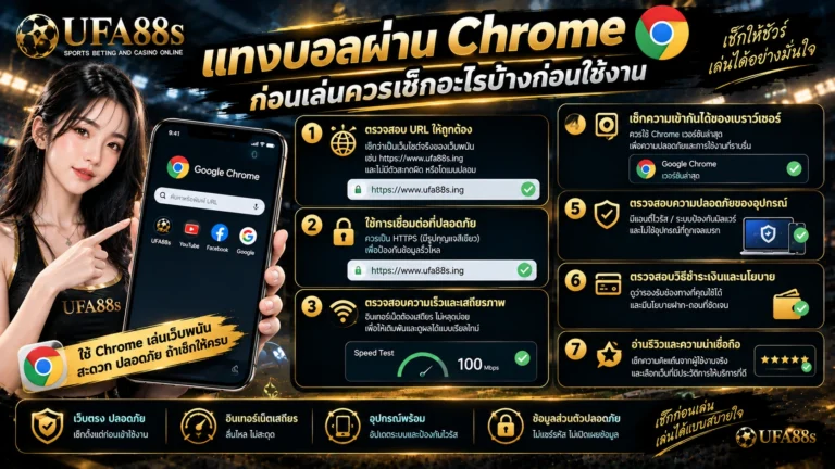 แทงบอลผ่าน Chrome