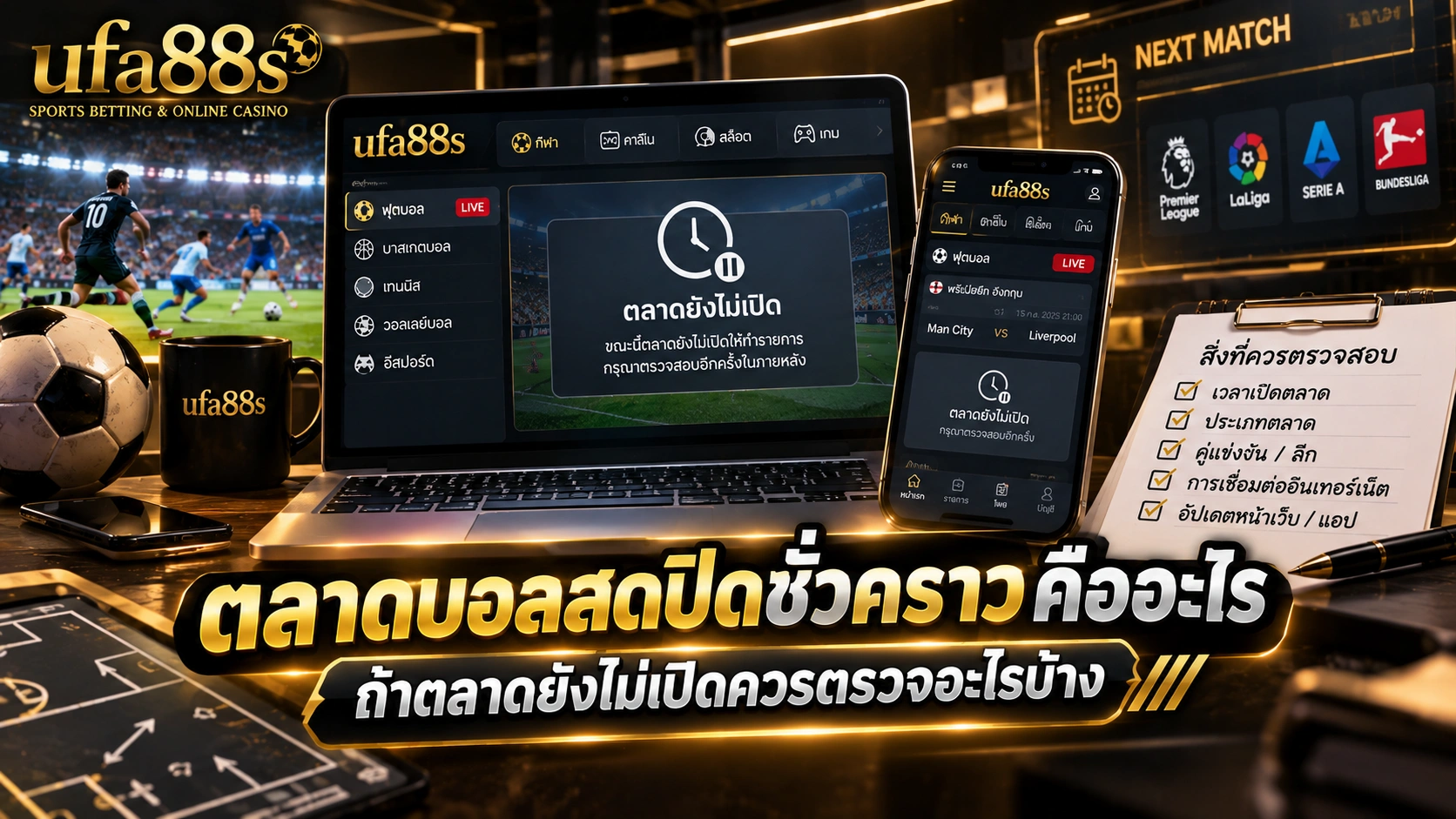 ตลาดบอลสดปิดชั่วคราวคืออะไร