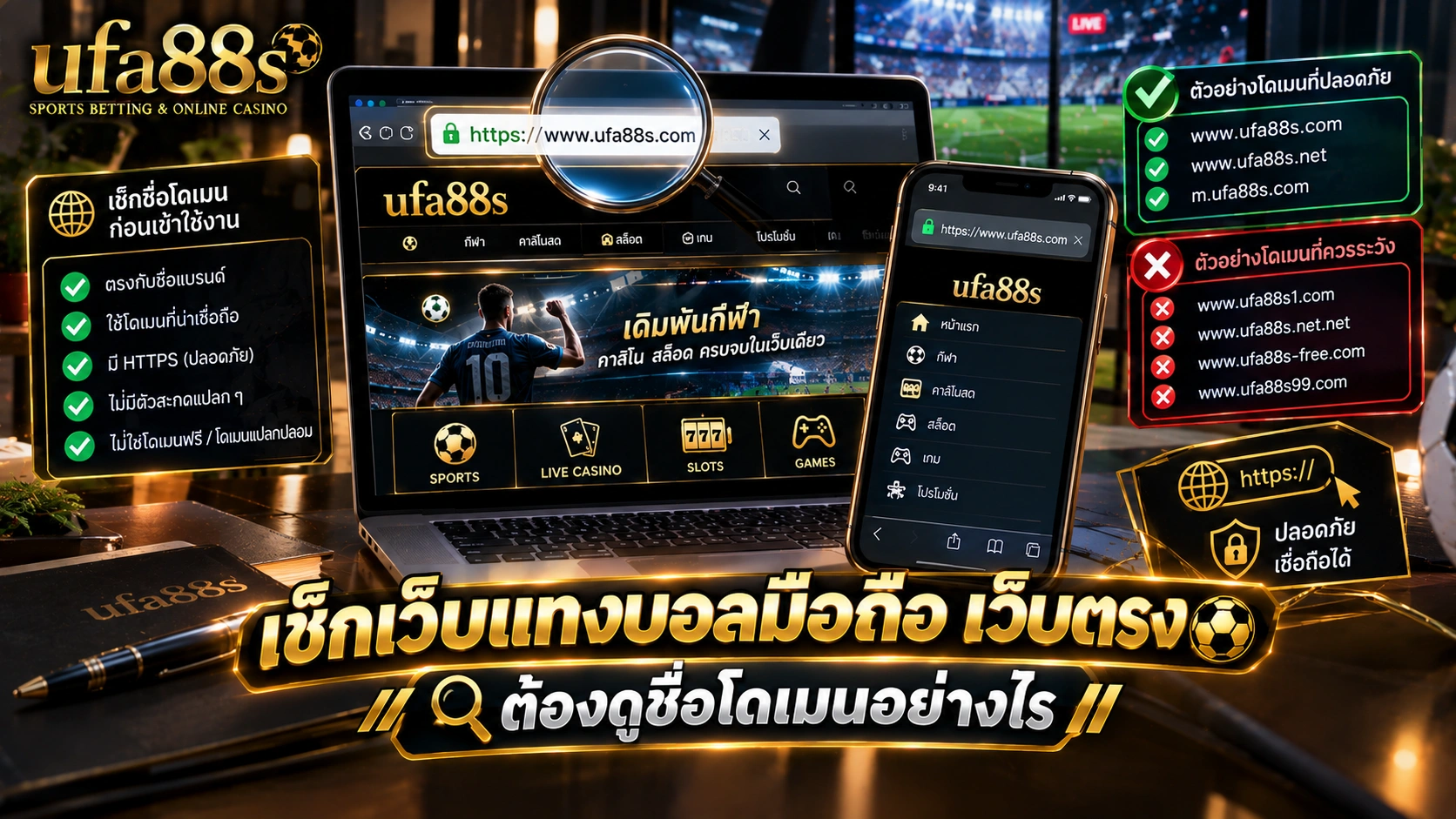 วิธีเช็กเว็บแทงบอลมือถือ เว็บตรง