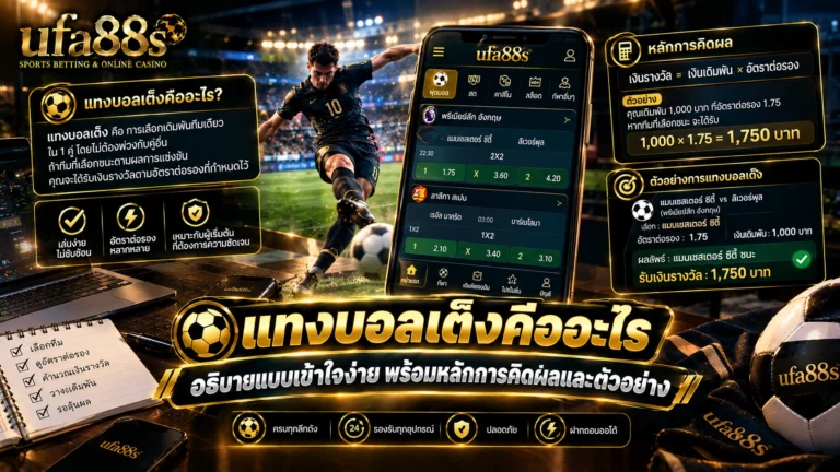 แทงบอลเต็งคืออะไร