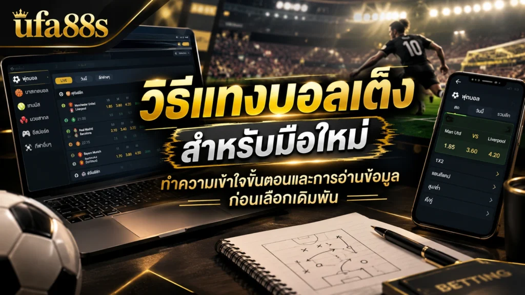 วิธีแทงบอลเต็ง