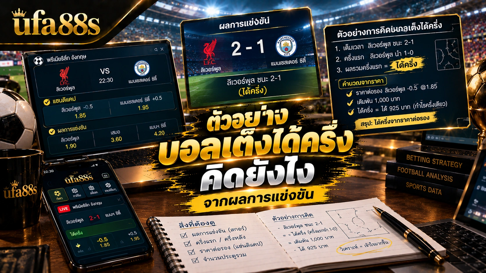 บอลเต็งได้ครึ่งคิดยังไง
