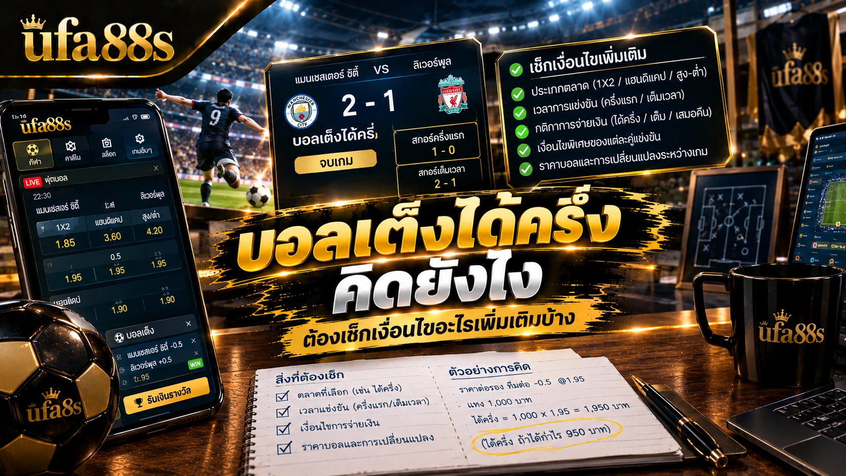 บอลเต็งได้ครึ่งคิดยังไง