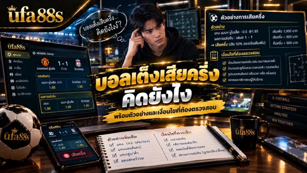 บอลเต็งเสียครึ่งคิดยังไง