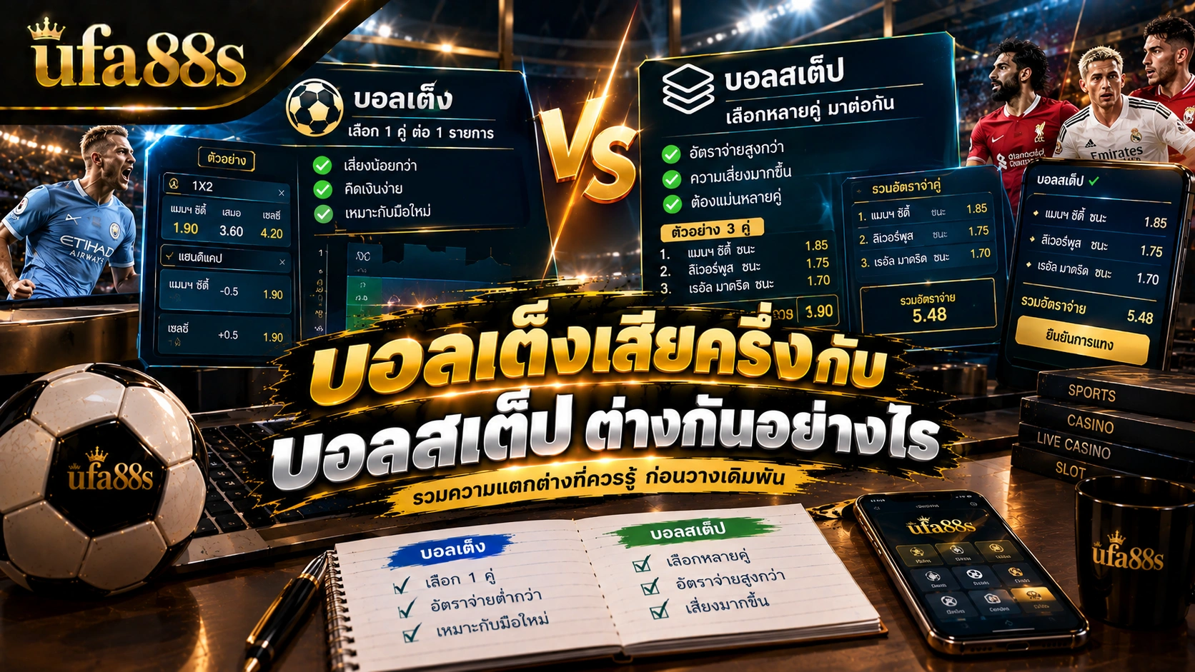 บอลเต็งเสียครึ่งคิดยังไง