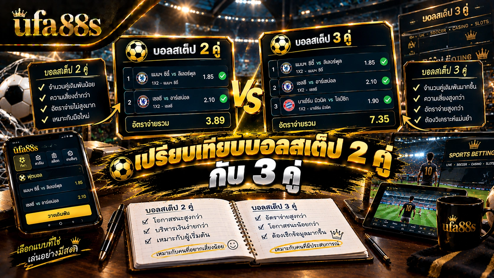 แทงบอลสเต็ป 3 คู่