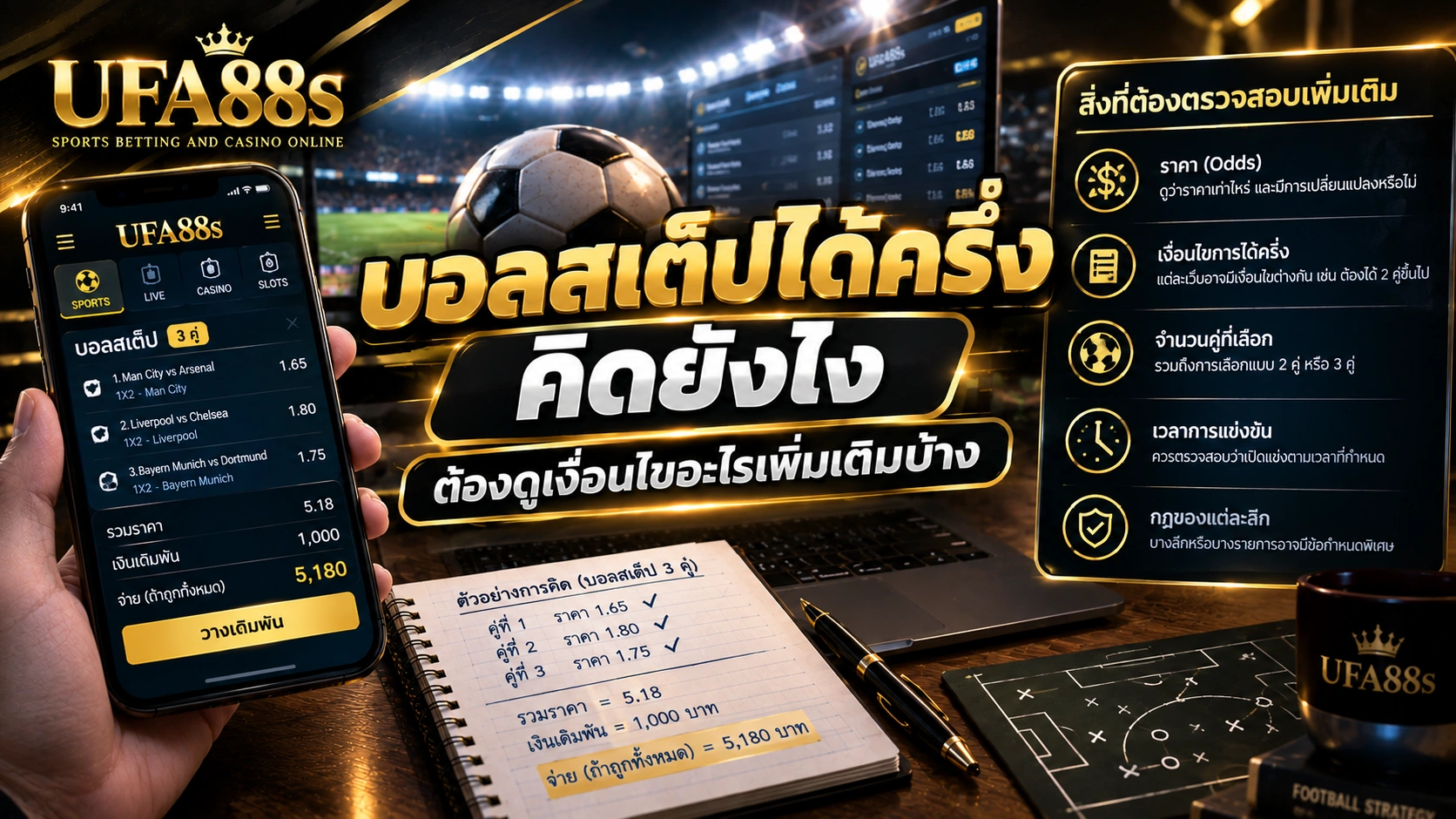บอลสเต็ปได้ครึ่งคิดยังไง