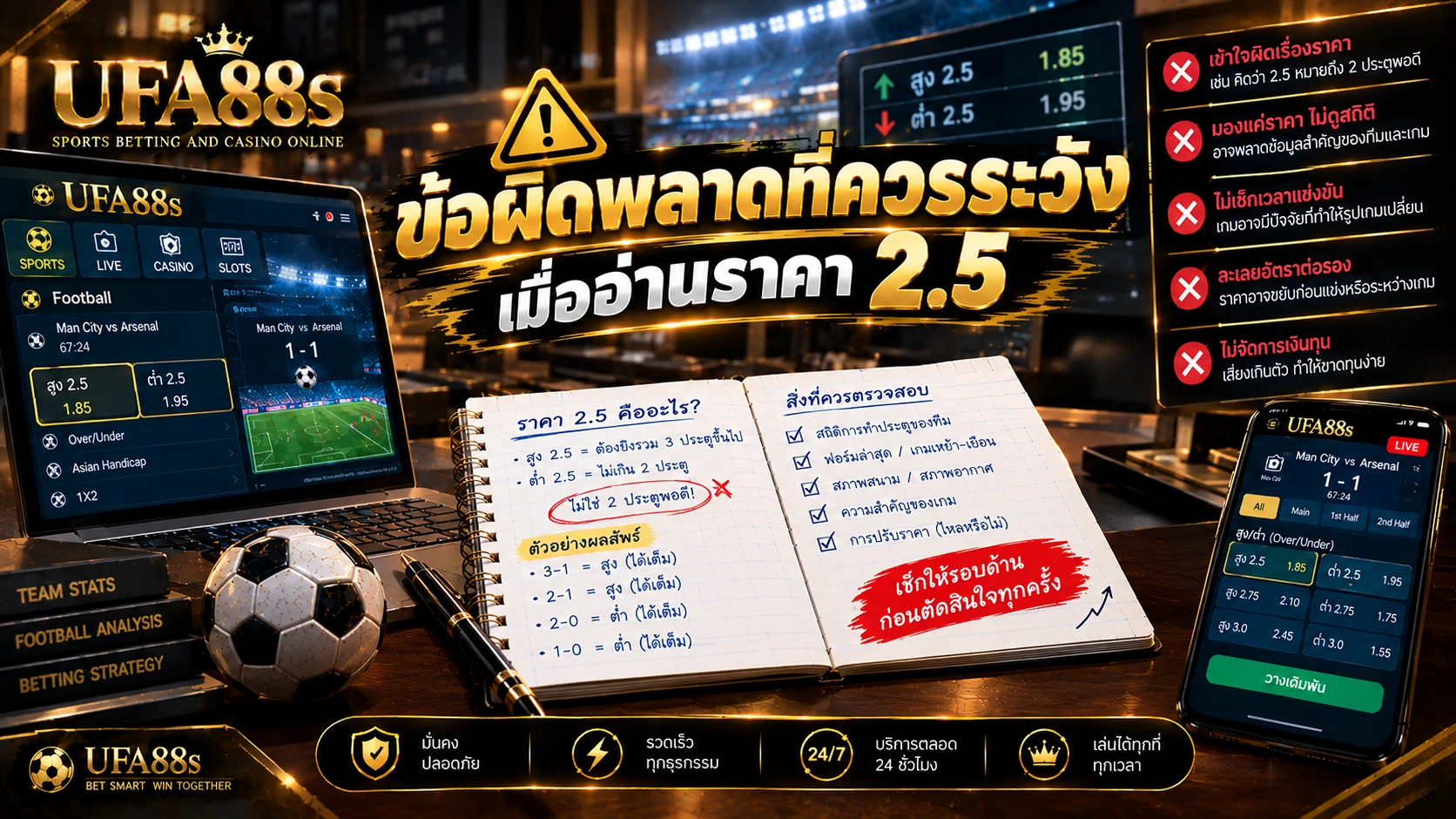 แทงบอลสูง 2.5