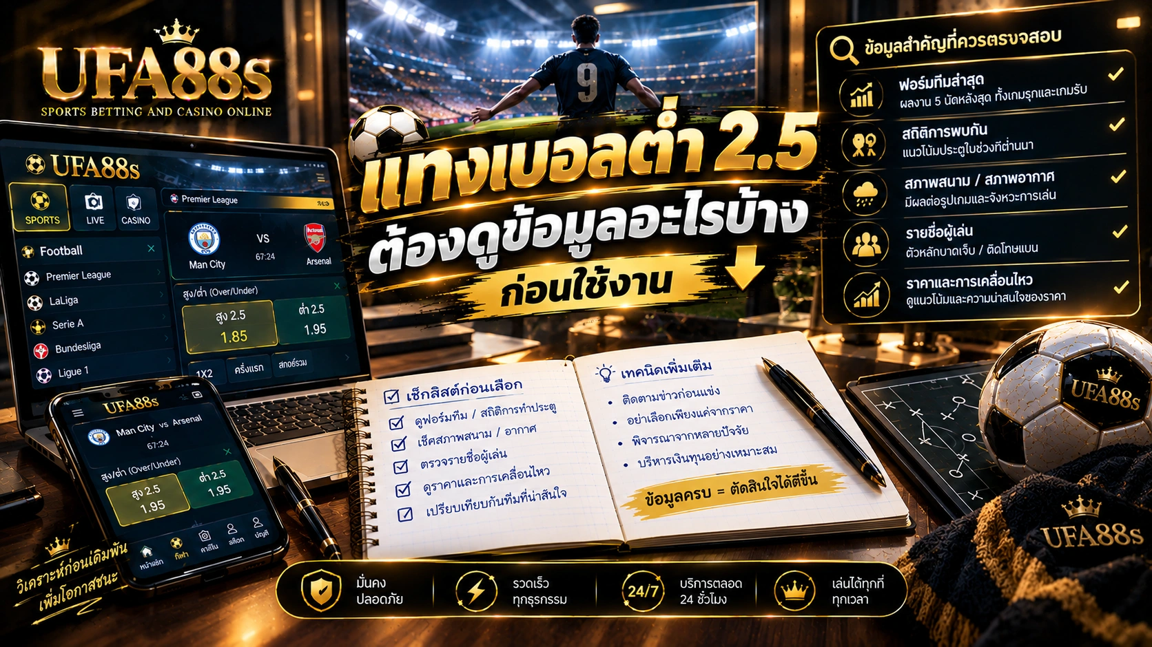 แทงบอลต่ำ 2.5