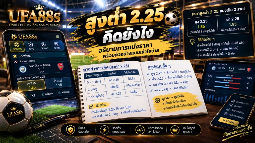 สูงต่ำ 2.25 คิดยังไง