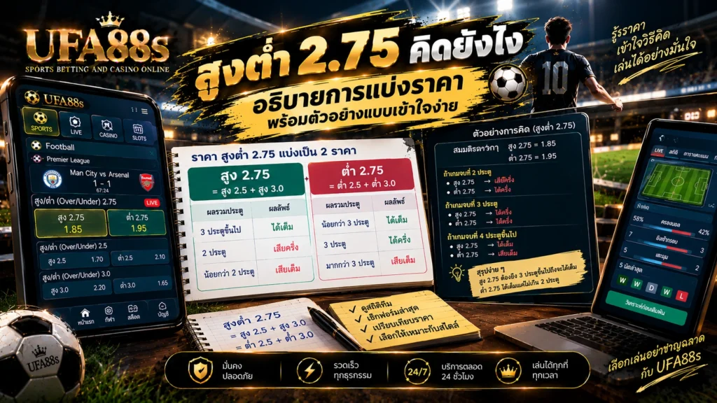 สูงต่ำ 2.75 คิดยังไง