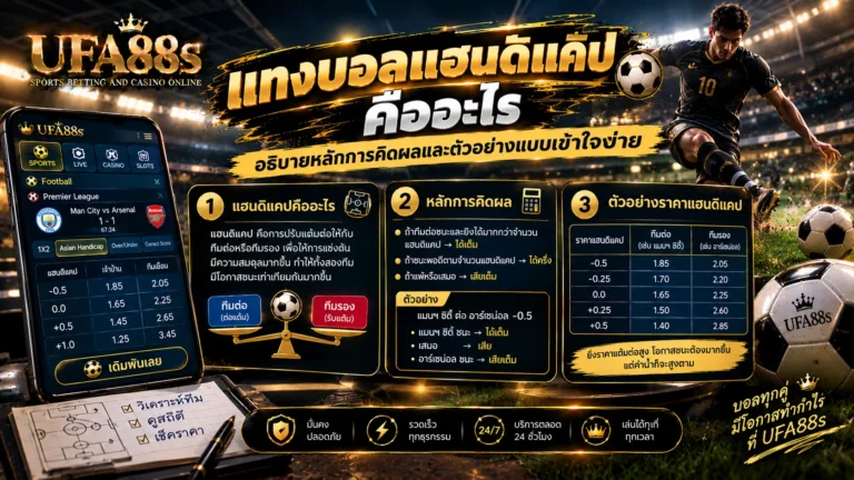 แทงบอลแฮนดิแคปคืออะไร