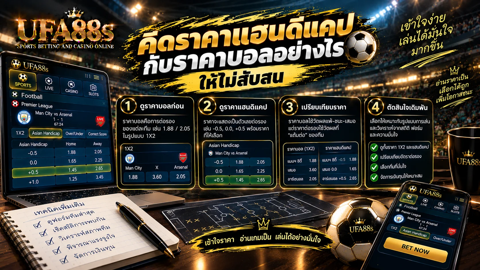 วิธีคิดราคาแฮนดิแคป