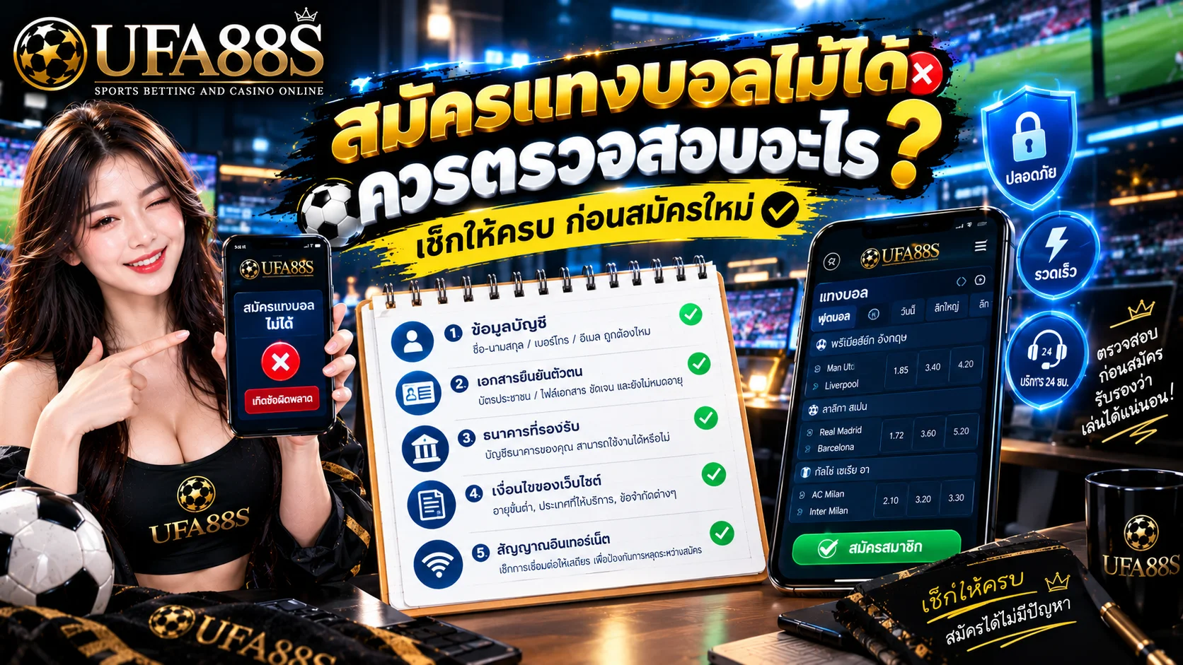 วิธีสมัครแทงบอล