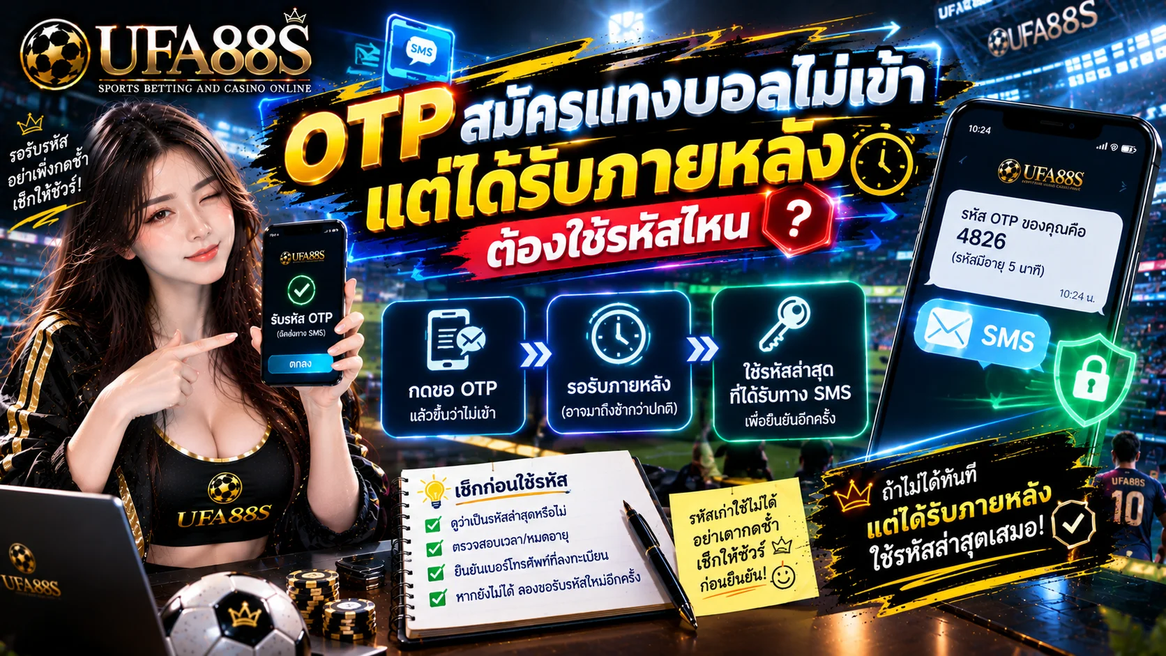 OTP สมัครแทงบอลไม่เข้า