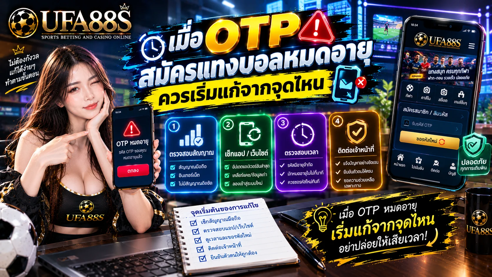 OTP สมัครแทงบอลหมดอายุ