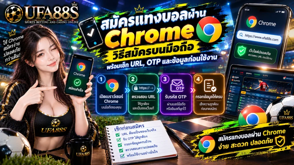 สมัครแทงบอลผ่าน Chrome