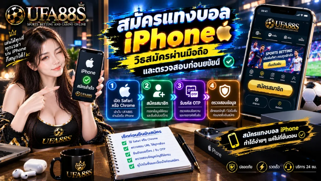 สมัครแทงบอล iPhone