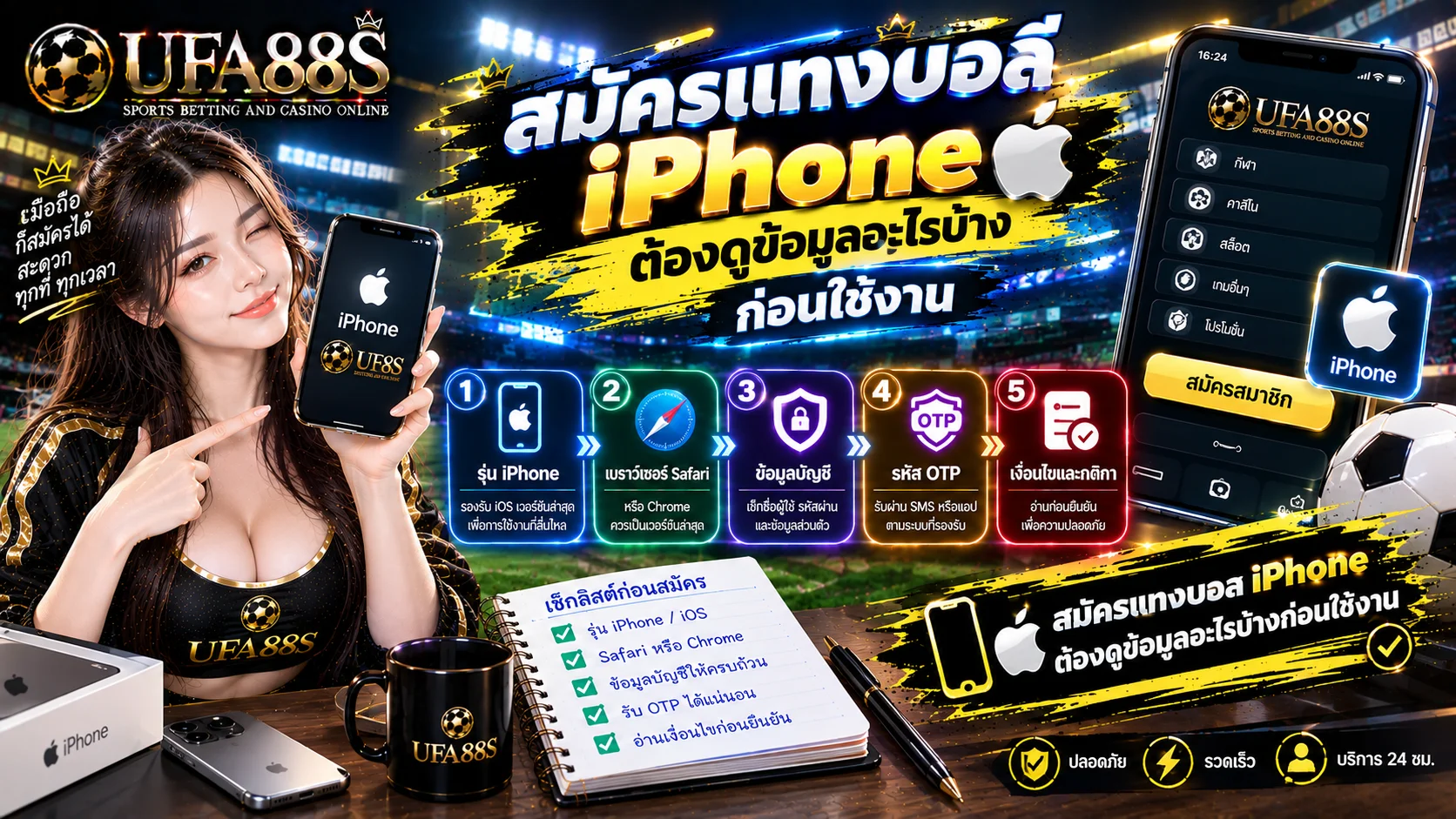 สมัครแทงบอล iPhone