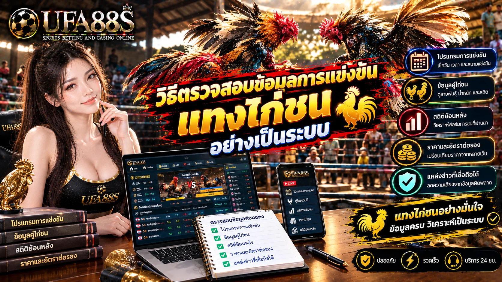 แทงไก่ชน
