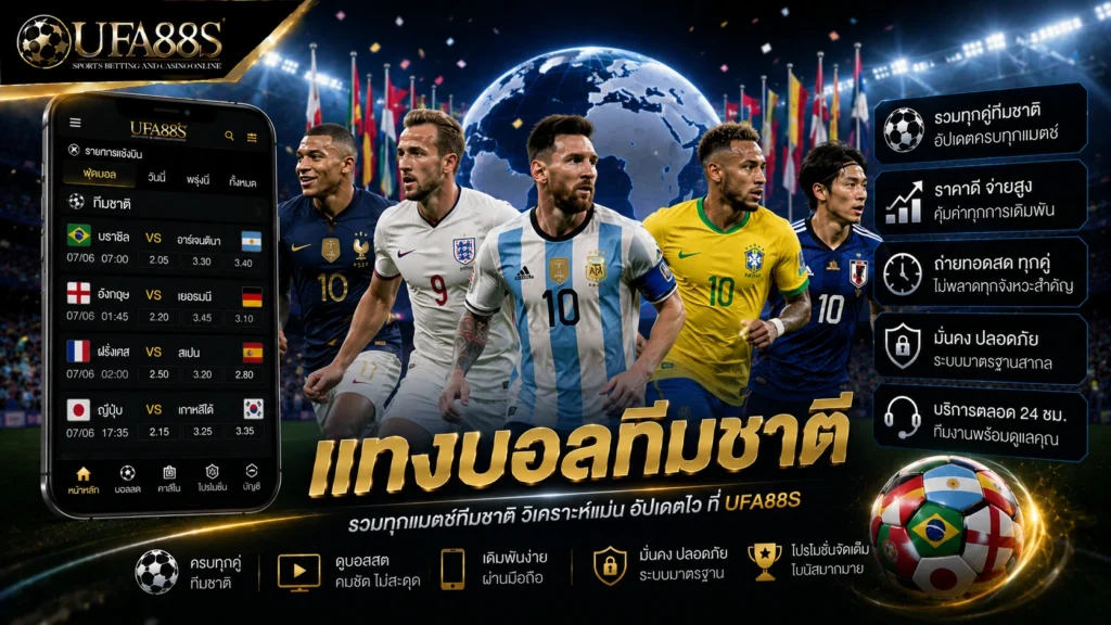 แทงบอลทีมชาติ
