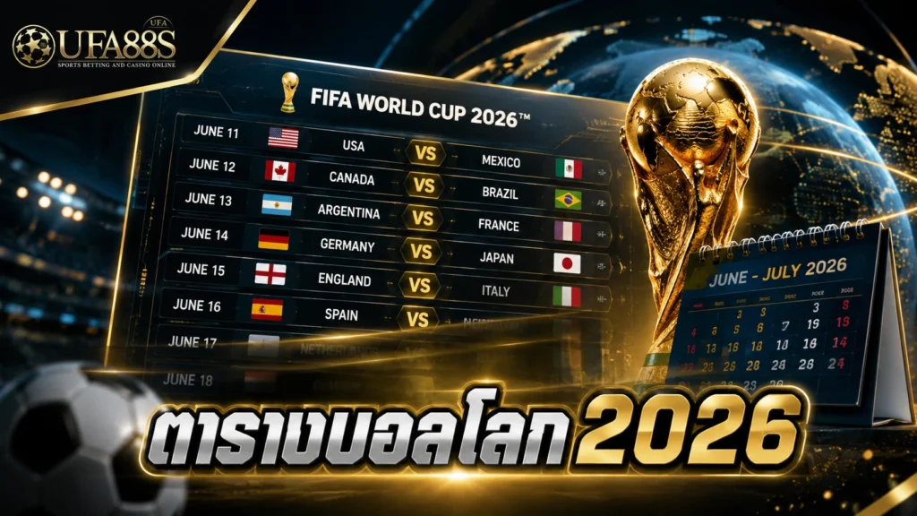 ตารางบอลโลก 2026