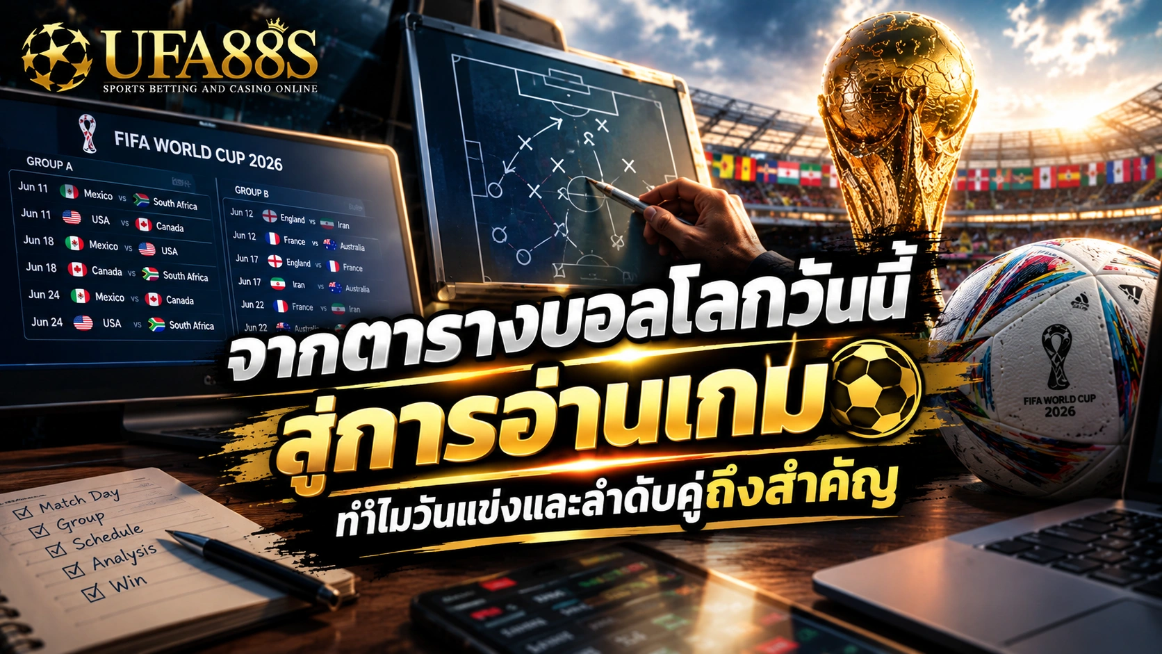 ตารางบอลโลกวันนี้