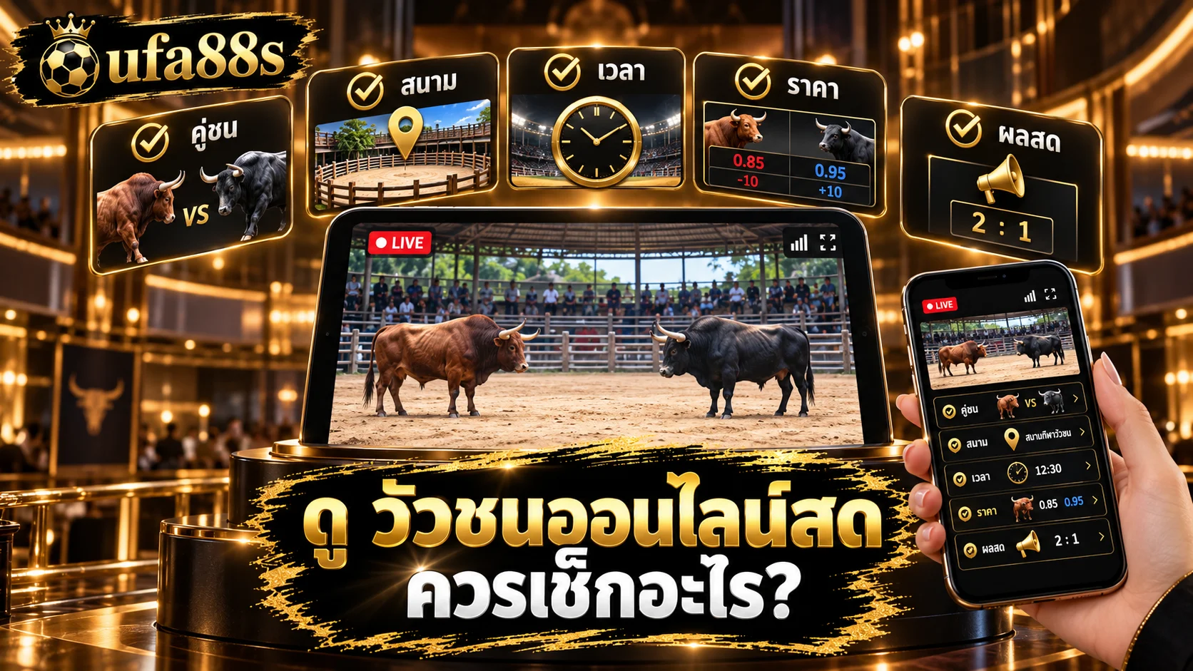 วัวชนออนไลน์สด