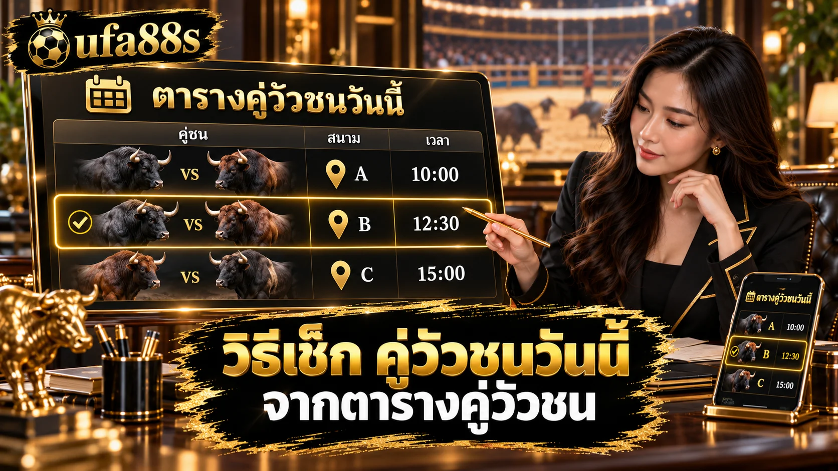 คู่วัวชนวันนี้