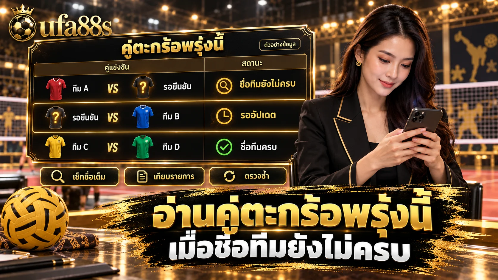 โปรแกรมตะกร้อพรุ่งนี้
