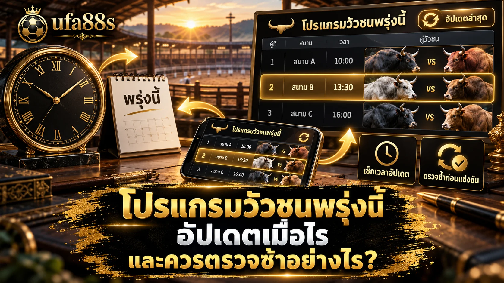 โปรแกรมวัวชนพรุ่งนี้