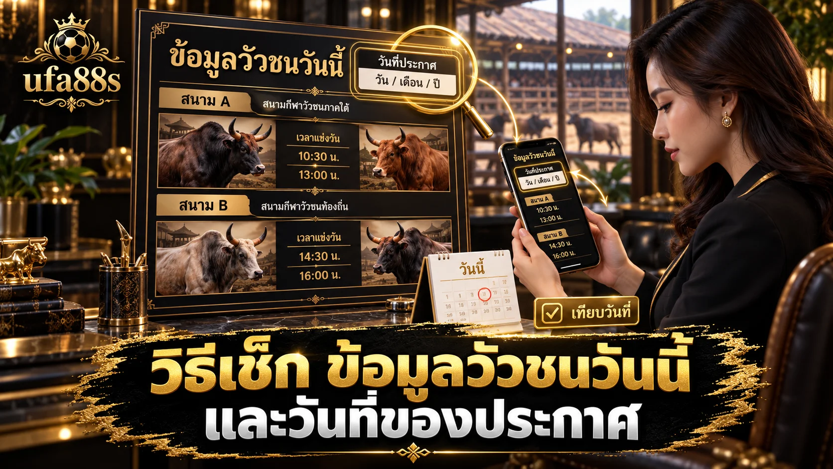 ข้อมูลวัวชนวันนี้