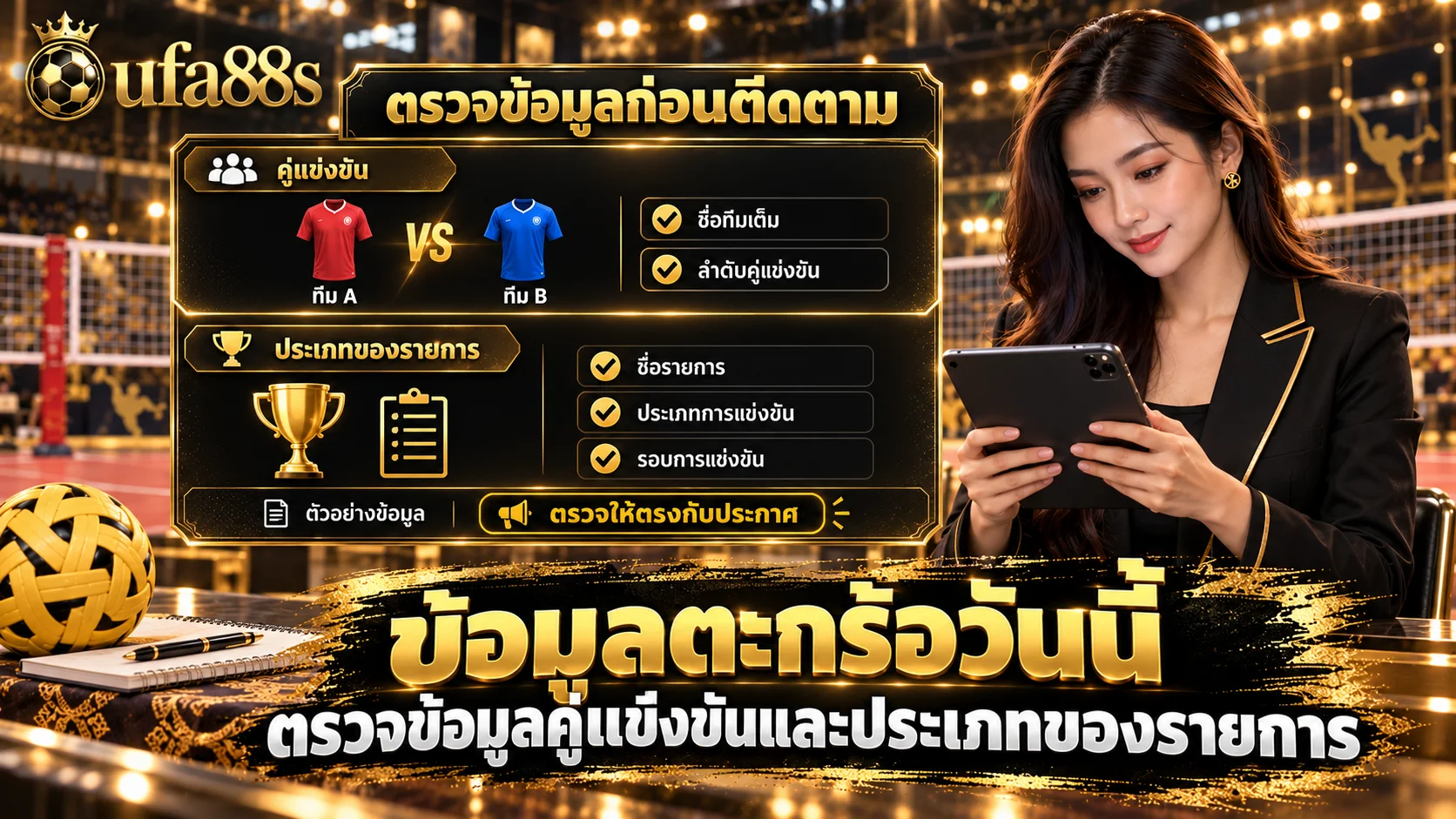 ข้อมูลตะกร้อวันนี้