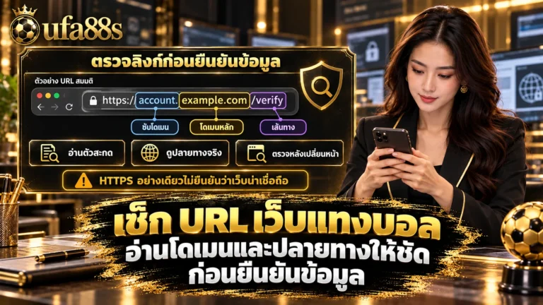 เช็ก URL เว็บแทงบอล
