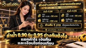 ค่าน้ำ 0.90 กับ 0.95 ต่างกันยังไง