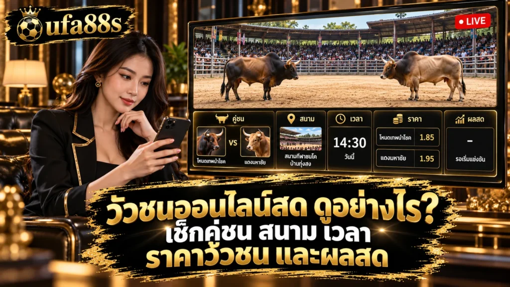 วัวชนออนไลน์สด