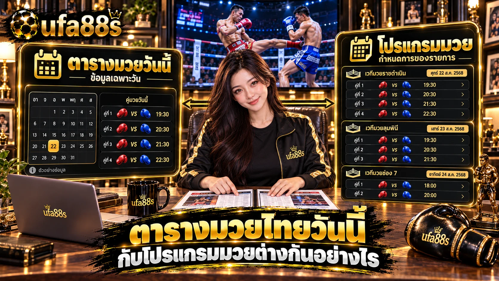 ตารางมวยไทยวันนี้