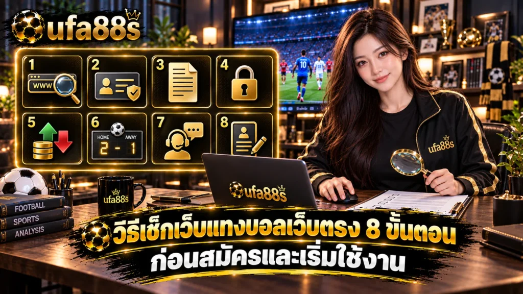 วิธีเช็กเว็บแทงบอลเว็บตรง